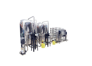 स्टेनलेस स्टील औद्योगिक पानी फिल्टर रिवर्स ऑस्मोसिस मशीन आसान रखरखाव