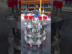 स्टेनलेस स्टील डबल फ्लैंज विघटन संयुक्त