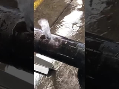 वाष्प गर्म पानी पाइप मरम्मत क्लैंप के साथ Neoprene सील अंगूठी स्टेनलेस स्टील 3 इंच 4 इंच 6 इंच