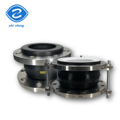 पानी के लिए रबर फ्लैंज के साथ 6 फ्लैन्ज रबर विस्तार संयुक्त Ansi 150lb Epdm