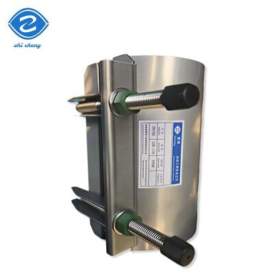 रिसाव की मरम्मत के लिए आसान स्थापना के साथ हल्के स्टेनलेस स्टील पाइप मरम्मत क्लैंप